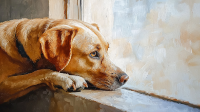 Come appare la fedeltà: quando un cane ti aspetta alla porta, anche se non torni da tempo