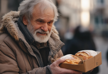 L’uomo che paga il pane di uno sconosciuto, perché sa cosa significa — non avere