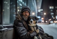 Quella sera ho semplicemente dato da mangiare a un uomo senzatetto e al suo cane, e un mese dopo il mio capo mi ha chiamato e ha detto: «Non hai idea di cosa hai fatto»…