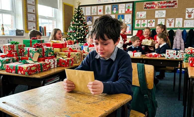 Ha deriso un compagno di classe perché era venuto senza regalo — finché non ha letto la sua lettera a Babbo Natale
