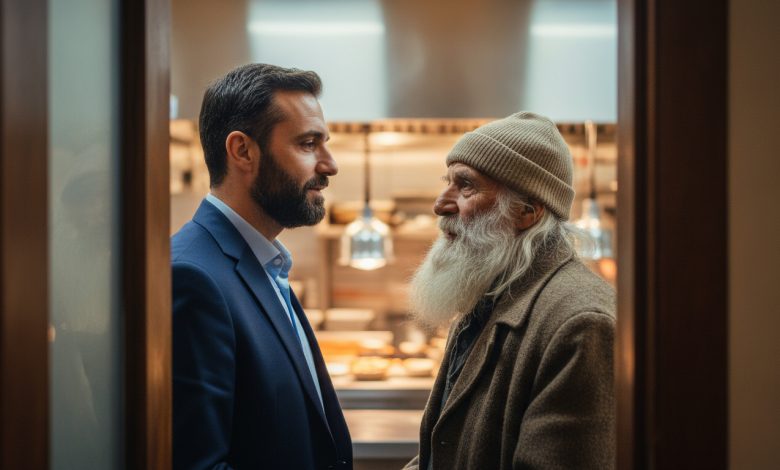 l proprietario di un ristorante ha rimproverato il figlio dodicenne per aver dato da mangiare a un senzatetto. Il ragazzo gli ha insegnato una lezione per tutta la vita.