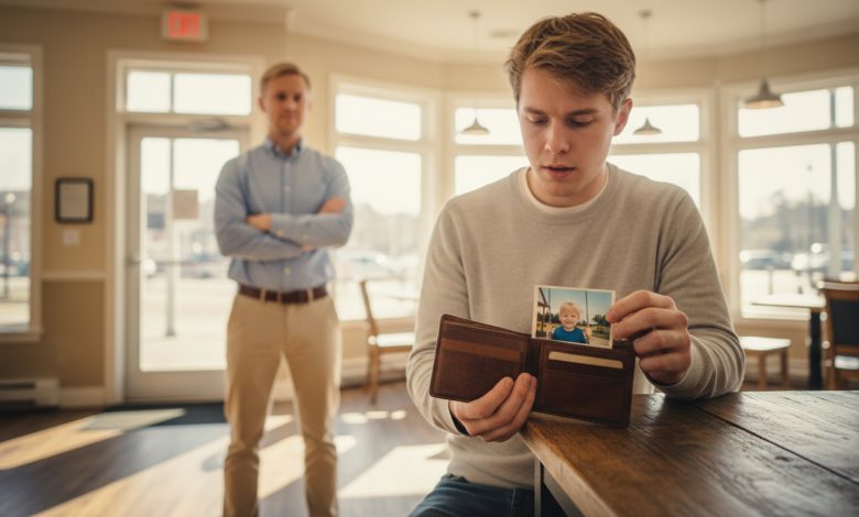 Ho trovato un portafoglio al bar — e dentro c’era una mia foto d’infanzia