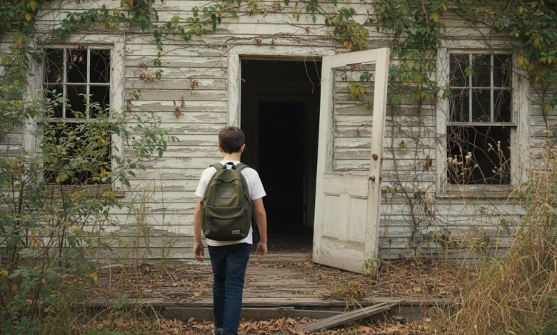 L’insegnante notò che l’alunno ogni giorno andava in una casa abbandonata alla periferia — e lo seguì L’insegnante notò che l’alunno ogni giorno andava in una casa abbandonata alla periferia — e lo seguì
