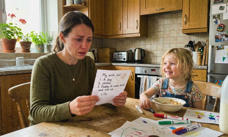 Mia figlia ha scritto una lettera a Babbo Natale e il suo ultimo desiderio mi ha fatto dubitare di mio marito Mia figlia ha scritto una lettera a Babbo Natale e il suo ultimo desiderio mi ha fatto dubitare di mio marito