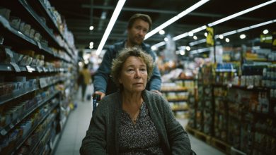 Una cliente arrogante con un carrello pieno ha tagliato davanti a mia madre sulla sedia a rotelle alla cassa. Ciò che è stato annunciato all’altoparlante del negozio ha fatto ammutolire tutta la sala…