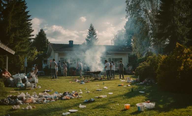 Un vicino ha organizzato una festa nel mio giardino sul retro mentre ero in viaggio di lavoro, ma il karma lo ha raggiunto prima che potesse pentirsi di questo…