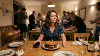 Mio marito ha lasciato la mia festa di compleanno adducendo una questione urgente di lavoro — ho deciso di seguirlo