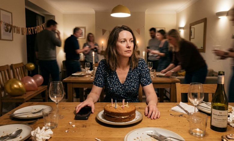 Mio marito ha lasciato la mia festa di compleanno adducendo una questione urgente di lavoro — ho deciso di seguirlo