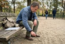 Un insegnante senzatetto si è dedicato ai bambini su una panchina del parco per sette anni senza chiedere nulla in cambio — e poi un giorno ricevette una lettera con il sigillo dell’università