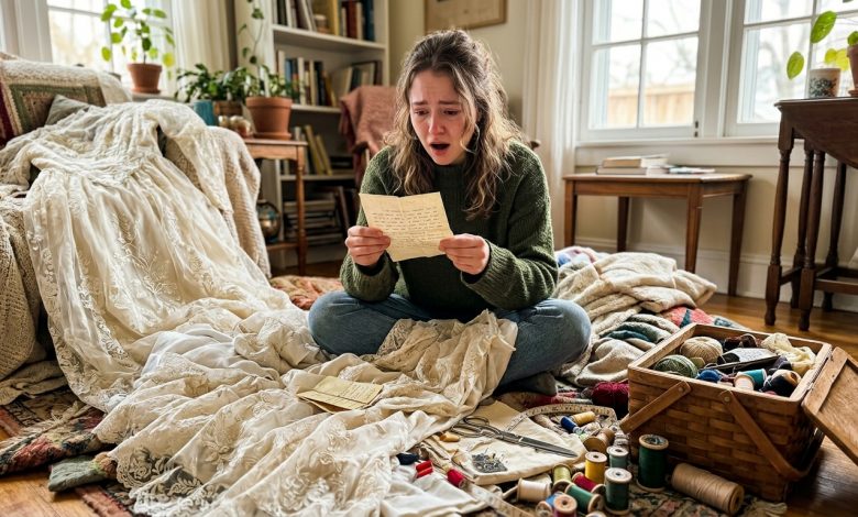 Ho deciso di indossare l’abito da sposa di mia nonna in suo onore – Ma mentre lo modificavo, ho trovato una nota nascosta che ha rivelato la verità sui miei genitori