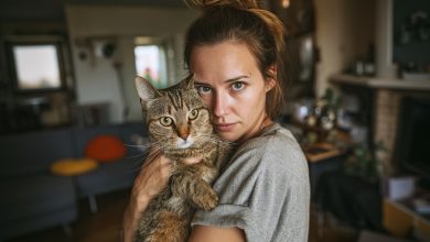 Un vicino è scomparso, lasciandomi il suo gatto — e dopo qualche settimana ho trovato una chiave e un biglietto nel suo collare