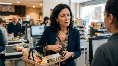 Alla cassa, la cassiera ha detto: “Oh, tuo marito non è di nuovo con te? Ieri era qui con una bionda tanto carina.” Mi sono congelata — perché ieri avrebbe dovuto lavorare fino a tardi.