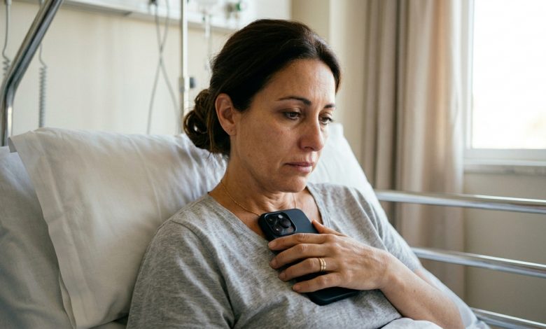 Ero sdraiata dopo l’operazione, con una flebo nel braccio, quando mio marito mi ha scritto: quando ti dimettono, a casa non c’è niente da mangiare — dopo 18 anni di matrimonio, ecco tutta la sua premura