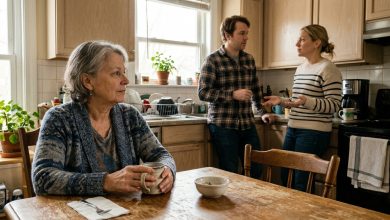 Sapeva che la moglie di suo figlio stava mentendo. Ha aspettato finché lui non potesse vederlo da solo.