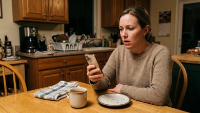 Sabato ha avuto una “chiamata di lavoro” ed è andato via per un’ora. Quella sera una cameriera mi ha mandato un messaggio sui social: “Non voglio intromettermi, ma tuo marito ha lasciato qualcosa sul tavolo.”