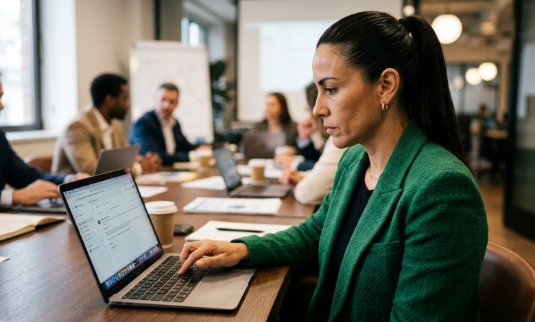 Durante la riunione una collega mi ha interrotta a metà frase e ha presentato la mia idea come se fosse sua — il direttore ha annuito e l’ha ringraziata — io non ho detto nulla e, quaranta minuti dopo, ho inviato una mail che l’ha rimessa al suo posto.